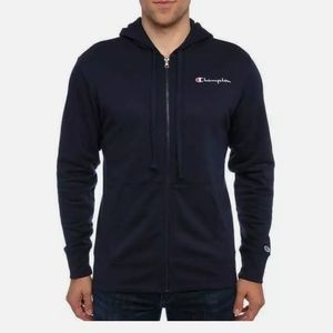 Champion Men’s Full Zip Hoodie Navy XL NWT